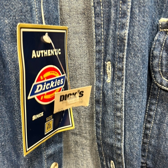 Dickies Blue Denim Shirt - Picture 3 of 5